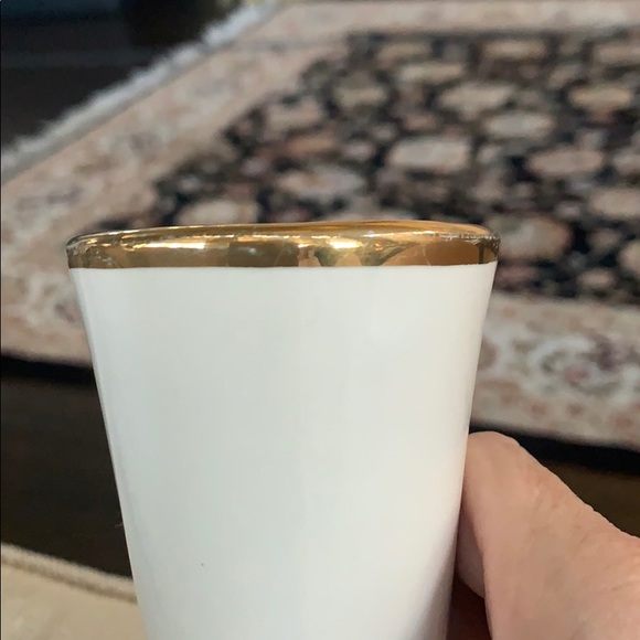 VINTAGE 24 KT. GOLD MADE IN THE USA VASE - Picture 6 of 9